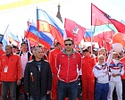 П.А. Рожков на Красной площади в г. Москве принял участие в Первомайской акции Профсоюзов, проводимой под девизом «НЕТ – росту налогов и цен! ДА – росту зарплат и пенсий!»
