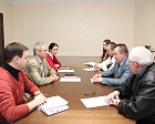П.А. Рожков провел рабочую встречу с председателем территориальной организации  Профсоюза работников физической культуры, спорта и туризма Российской Федерации в Пермском крае В.В. Васюковым