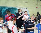 П.А. Рожков и члены Профспорттура приняли участие в соревнованиях по плаванию в рамках второго дня Первой Всероссийской спартакиады работников отрасли физической культуры и спорта Российской Федерации